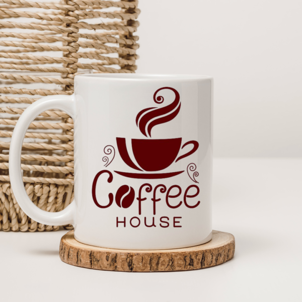 Classic Ceramic Coffee house Mug. - Image 3