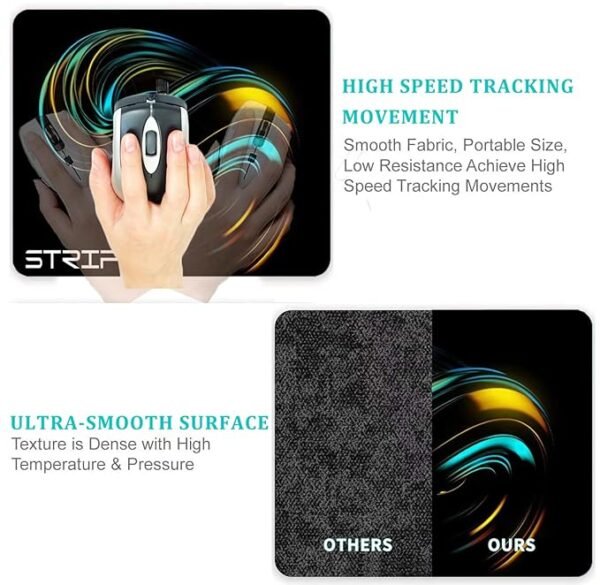 STRIFF Mpad Mouse Mat 230X190X3mm Gaming Mouse Pad - Image 2