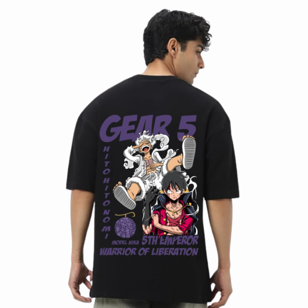Premium Oversized Gear 5 T-Shirt – Anime Streetwear